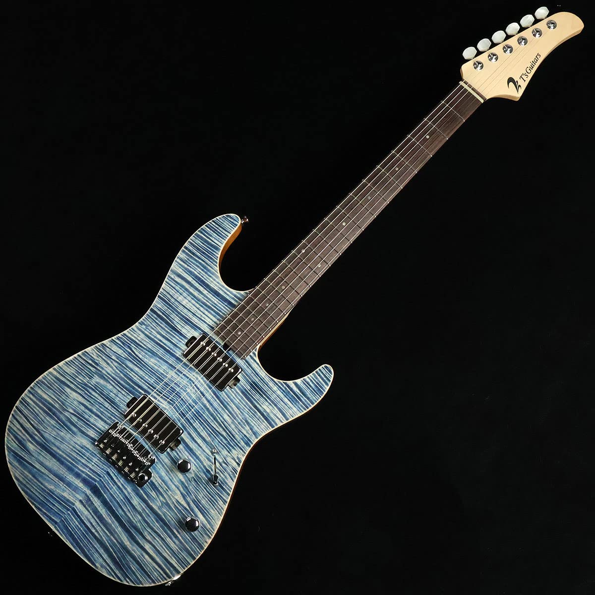 Amazon | T's Guitars DST-DX22 Trans Blue Denim S/N：062614